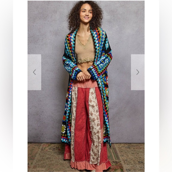 POL Granny Square Cardigan - Picture 8 of 8